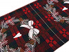 ¡Listo para coser! Kit de almohada precortada tipo tapiz, corona de Navidad, 50x50 cm