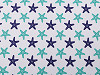 Tessuto/tela in cotone: motivo: stella marina