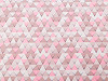 Tessuto Softshell con pile sherpa, stampa: triangoli