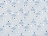Tessuto Softshell con pile sherpa, stampa: nuvole