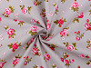Cotton Fabric / Canvas Rose