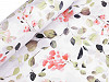 Tessuto in cotone / tela, motivo: fiori / foglie
