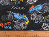 Cotton Fabric / Canvas, Monster Truck 