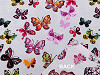 Tessuto di cotone/tela, motivo: farfalla