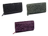 Cartera de piel con flores para mujer 