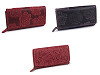 Cartera de piel con flores para mujer 