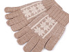 Women's knitted gloves