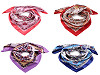 Foulard in raso, dimensioni: 55 x 55 cm