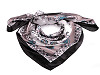 Foulard in raso, dimensioni: 55 x 55 cm