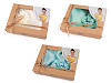 Completo letto, federa in raso ed elastico per capelli
