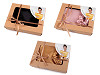 Szatén Beauty alvó készlet, huzat és scrunchie gumi