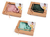 Set de dormit, fata de perna din satin si elastic de par