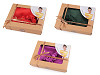 Completo letto, federa in raso ed elastico per capelli