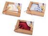 Set de dormit, fata de perna din satin si elastic de par