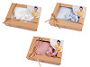 Set de dormit, fata de perna din satin si elastic de par
