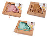 Completo letto, federa in raso ed elastico per capelli