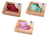 Schlafset, Kissenbezug aus Satin und Gummiband