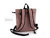 Zaino piccolo, con ruote, impermeabile, dimensioni: 31 x 31 cm