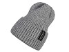 Women's / girls' winter hat knitted with a wide brim