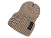 Women's / girls' winter hat knitted with a wide brim