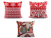 Funda de cojín tipo tapiz navideño 46 x 46 cm