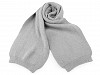 Zimný šál pletený unisex 25x150 cm