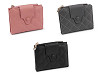 Quilted women's wallet 9x12 cm