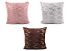 Plush pillow cover with sequins 45x45 cm