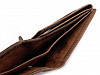 Portafoglio in pelle da uomo, per cacciatori, pescatori, motociclisti, dimensioni: 9,5 x 12 cm