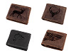 Portefeuille en cuir homme - pour chasseurs, pêcheurs, motards, 9,5 x 12 cm