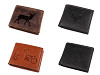 Portafoglio in pelle da uomo, per cacciatori, pescatori, motociclisti, dimensioni: 9,5 x 12 cm