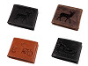 Portafoglio in pelle da uomo, per cacciatori, pescatori, motociclisti, dimensioni: 9,5 x 12 cm