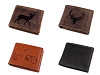 Portafoglio in pelle da uomo, per cacciatori, pescatori, motociclisti, dimensioni: 9,5 x 12 cm