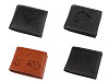 Cartera de piel para hombre para cazadores, pescadores, moteros 9,5x12 cm