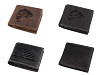 Herren Geldbörse aus Leder für Jäger, Angler, Biker 9,5 x 12 cm