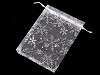 Organza Gift Bag 10x15 cm Snowflakes