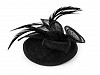 Mini Hat / Fascinator, Flower with Feathers 