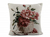 Tapestry Type Pillow Cover - Lavender, Rose 45x45 cm