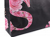 Taška z netkané textilie s květy růže 30x40 cm