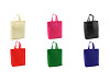 Borsa da shopping, “tote bag”, riutilizzabile, realizzata in tessuto non tessuto, dimensioni: 30 x 37 cm