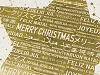 Karácsonyi bársony párnahuzat 45x45 cm 