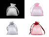 Ajándéktáska 7x9 cm organza