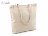 Cotton Bag for DIY Painting with a Zipper 34x35 cm