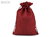 Saculet cadou imitatie iuta 20x30 cm 