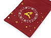 Saculet cadou imitatie iuta 20x30 cm 