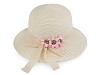 Dívčí letní klobouk / slamák (1 ks)