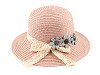 Dievčenský letný klobúk / slamák