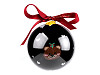 Ladies / Girls Christmas Cotton Socks in Gift Ball with Pendant