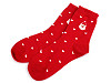 Ladies / Girls Christmas Cotton Socks in Gift Ball with Pendant