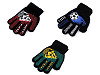 Boys Knitted Gloves with Rubber Print